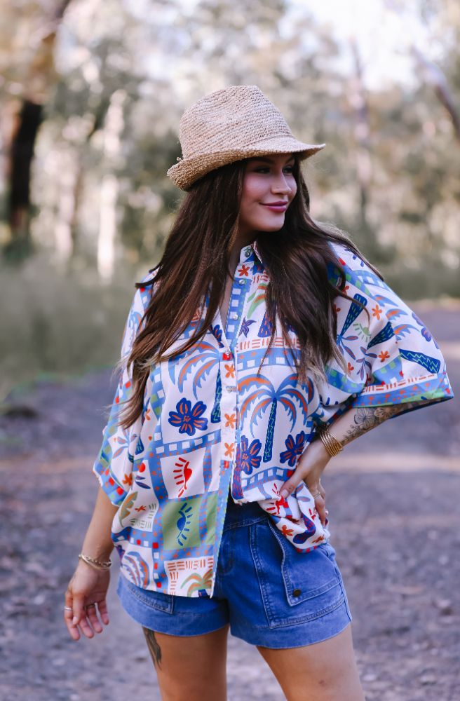 Lorelei Shirt, Boho Summer Style