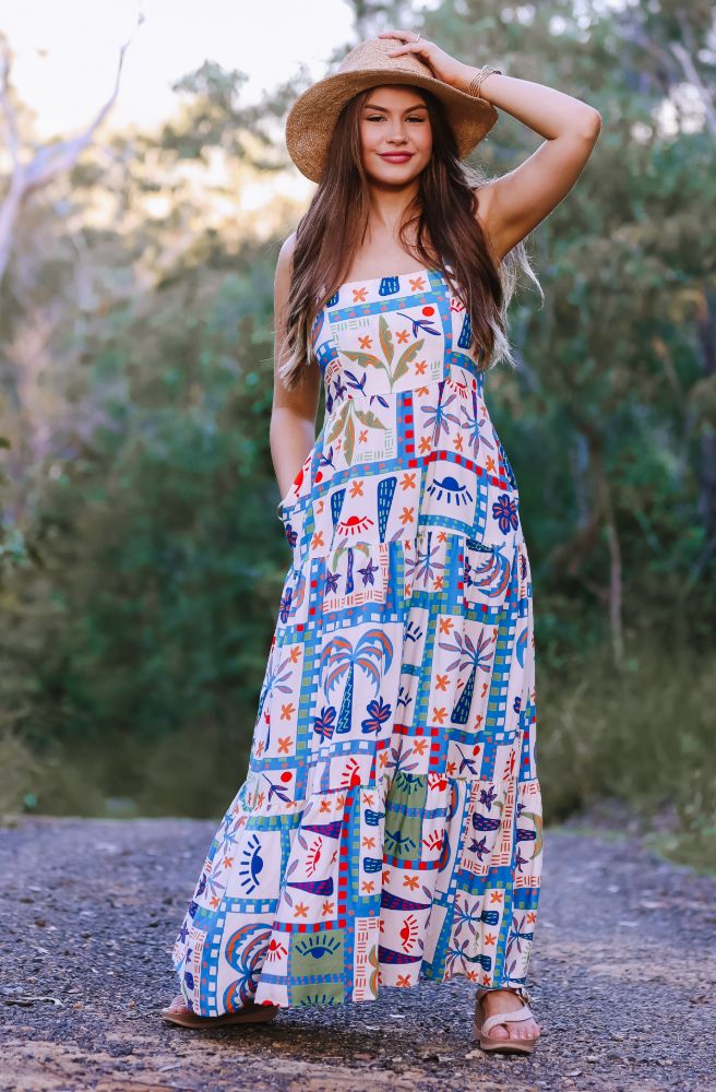 Lorelei Maxi Dress, Boho Summer Style