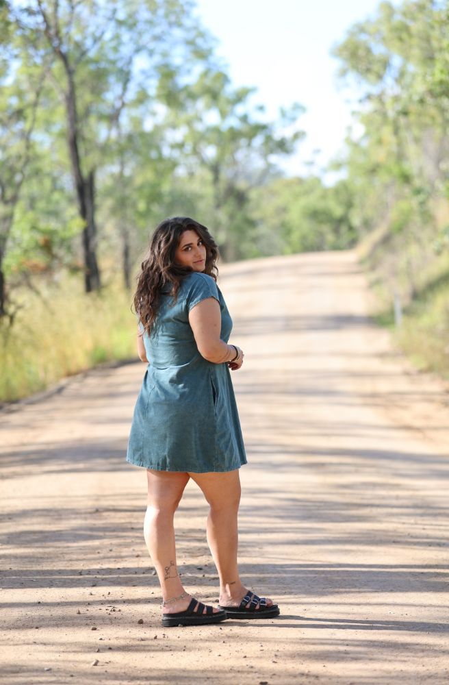 Road Trippin Tee Dress Short