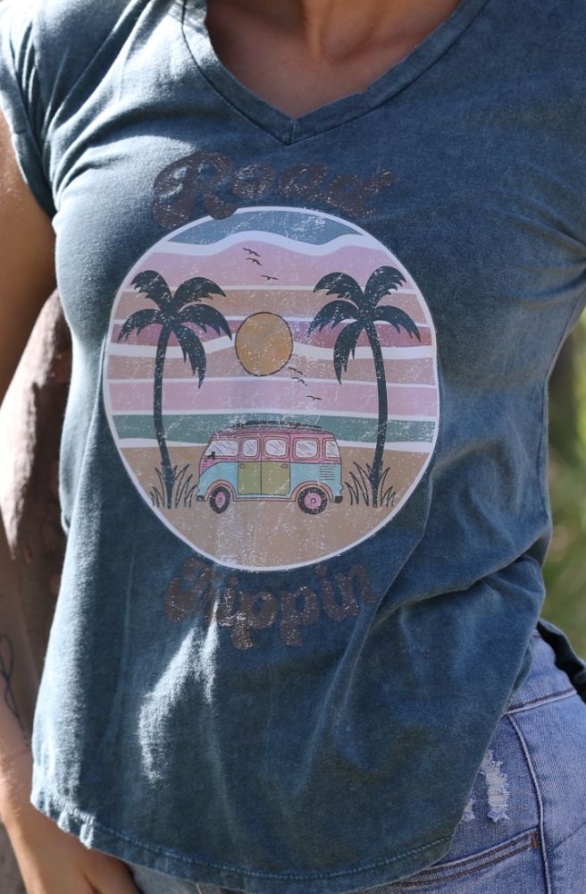 Road Trippin T Shirt, Motif Detail