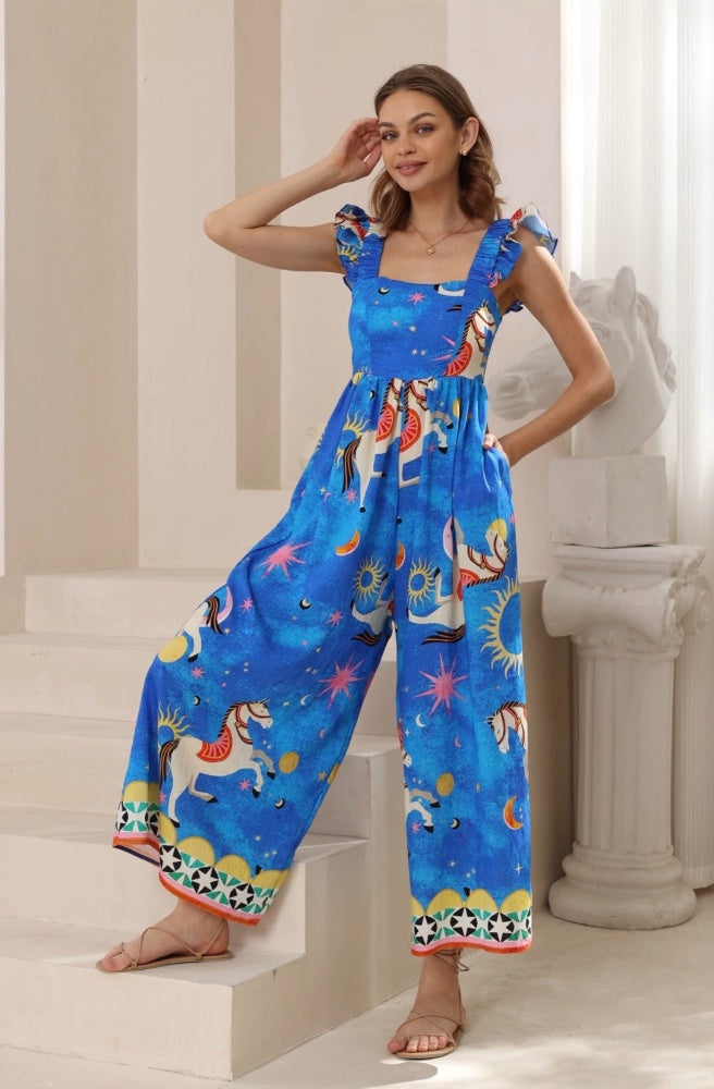 Starlight Carousel Pantsuit, Boho Summer Style