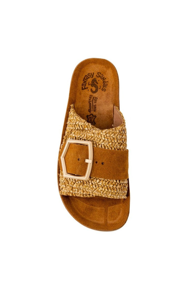 Fantasy Sandals Korina Tampa Raffia, LightWeight Ultra Comfort