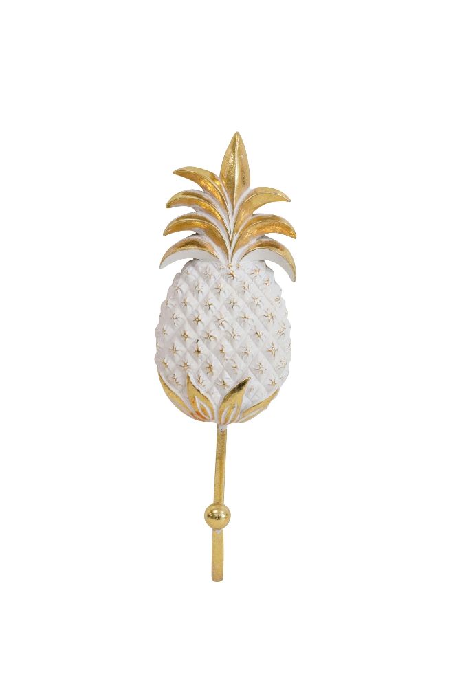 Pineapple Hook White, Boho Chic Style Home Decor