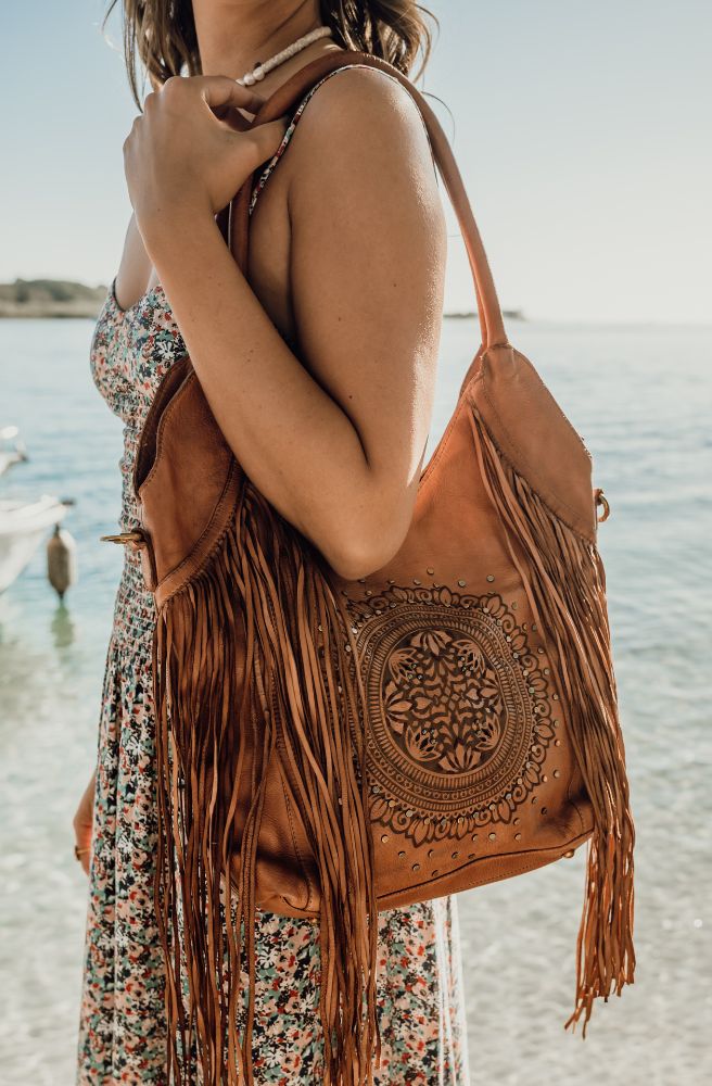 Bohemian Style Leather Bags for Women Tonketti