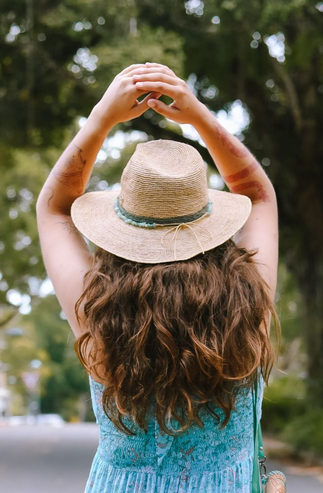 Hat Chelsea, Boho Style Raffia Sun Hat