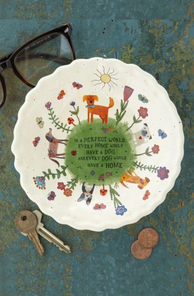 Every Dog Ceramic Trinket Bowl, Quirky Gift Idea