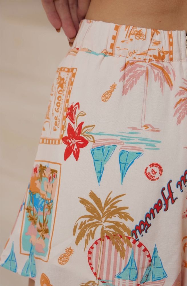 Aloha Print Shorts