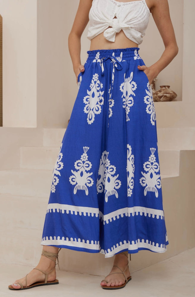 Blue Nero Maxi Pants