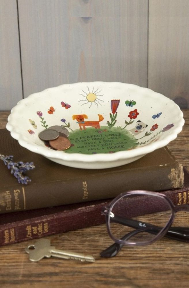 Every Dog Ceramic Trinket Bowl, Gift for Dog Lovers