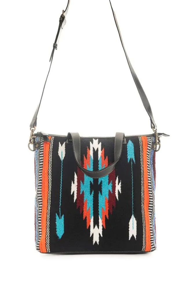 Thunder Arrow Tote Bag, Boho Style