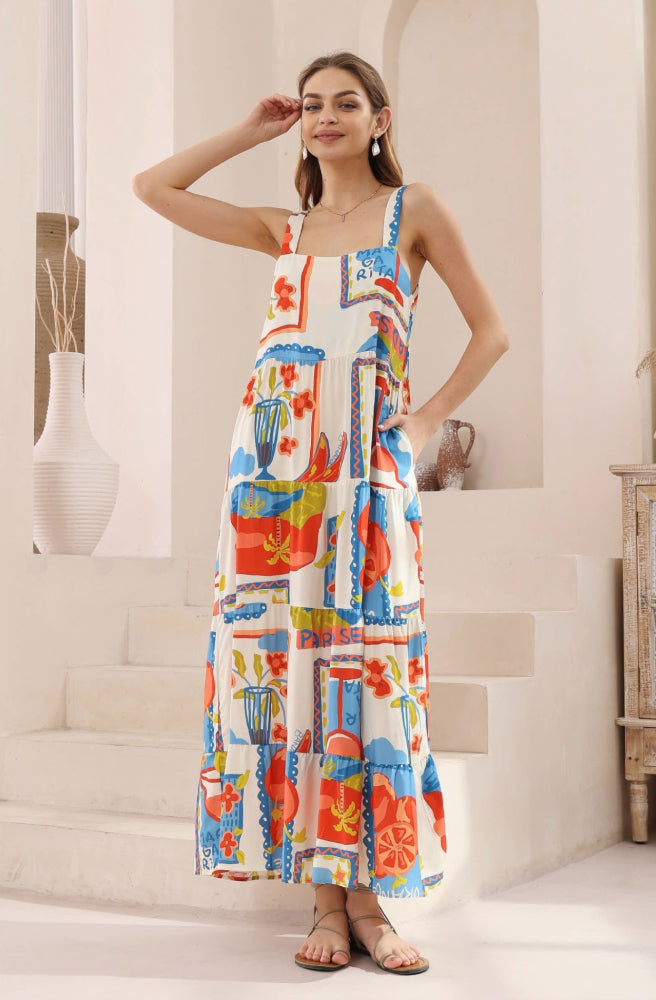 Rani Maxi Dress, Relaxed Boho Style