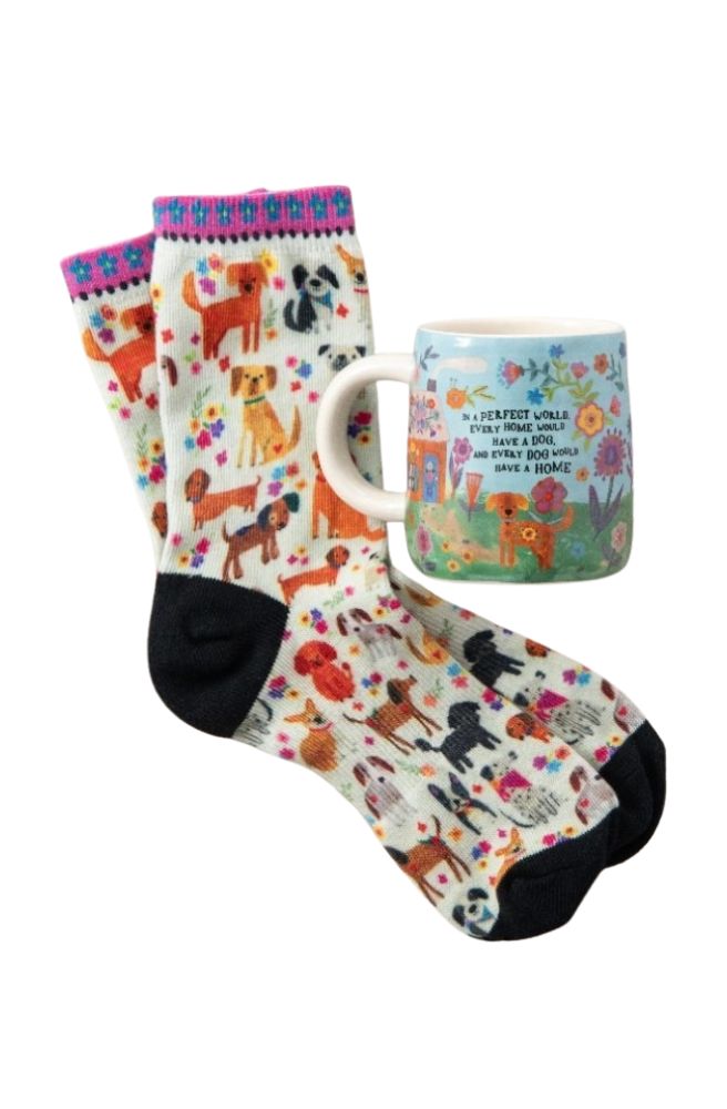 Mug & Socks Set Every Dog  Has a Home, Gift Idea