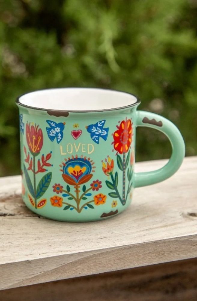 Camp Mug Mint Loved, Gift Idea