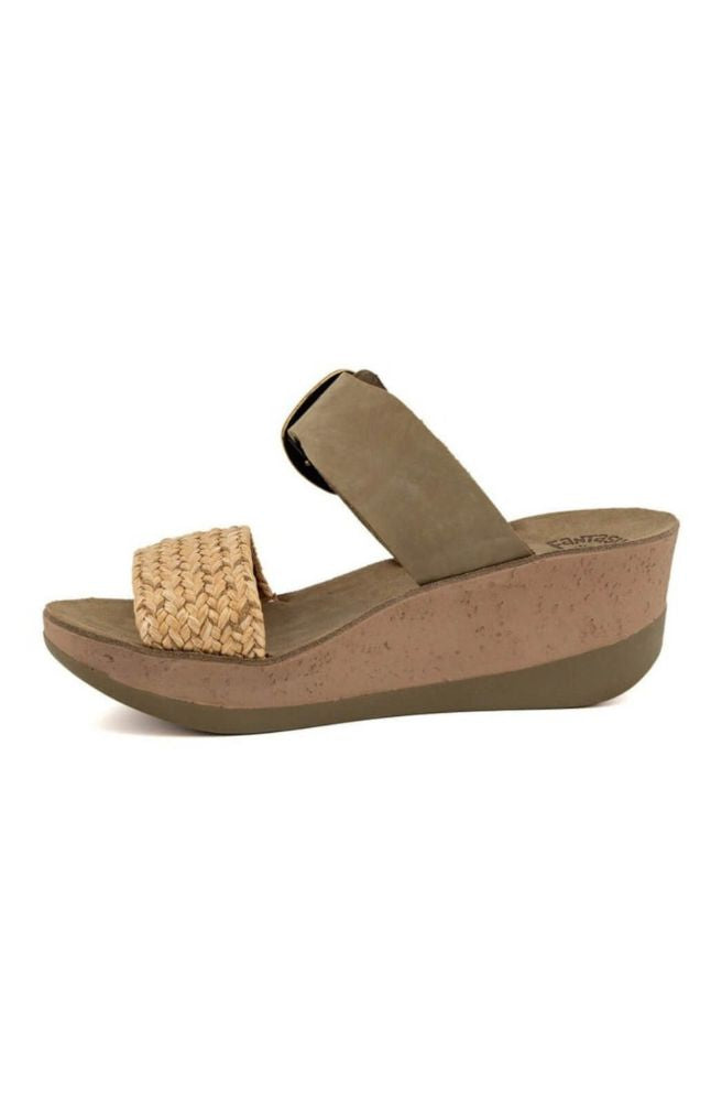 Fantasy Sandals Roxy Khaki, Side View