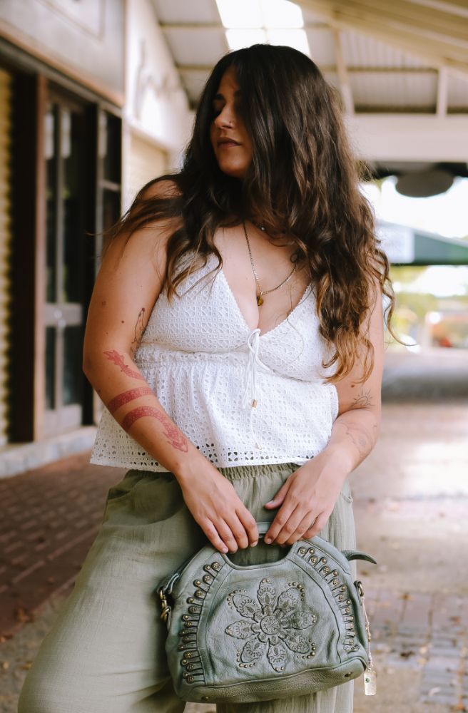 Vintage White Lace Top