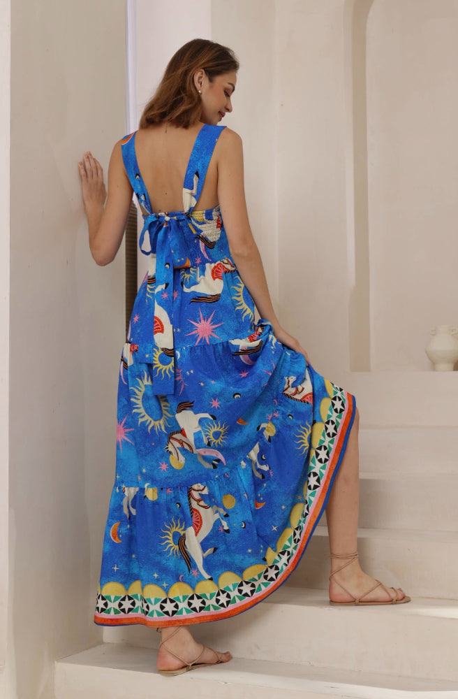 Starlight Carousel Maxi Dress