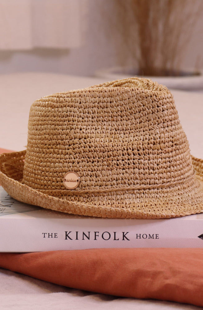 Claire Raffia Fedora