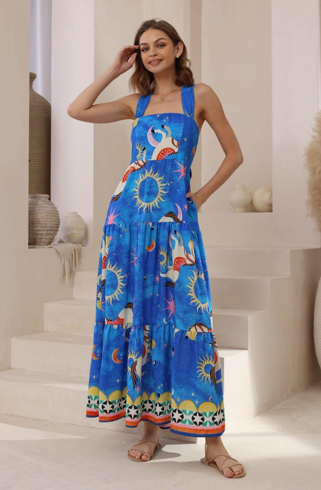 Starlight Carousel Maxi Dress