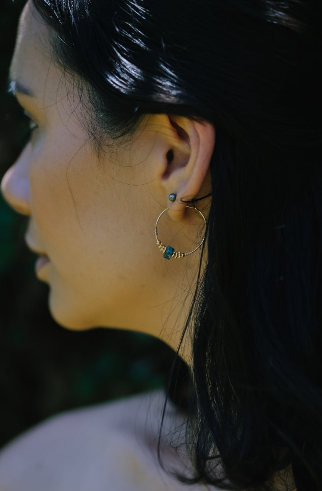 Peridot Parade Earrings, Boho Style Jewellery