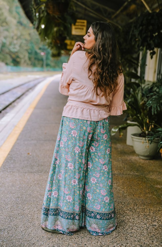 Blush Ric Rac Ruffle Top