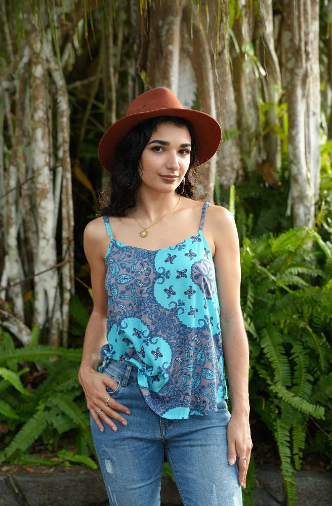 Lulu Kelly Singlet, Boho Style Top