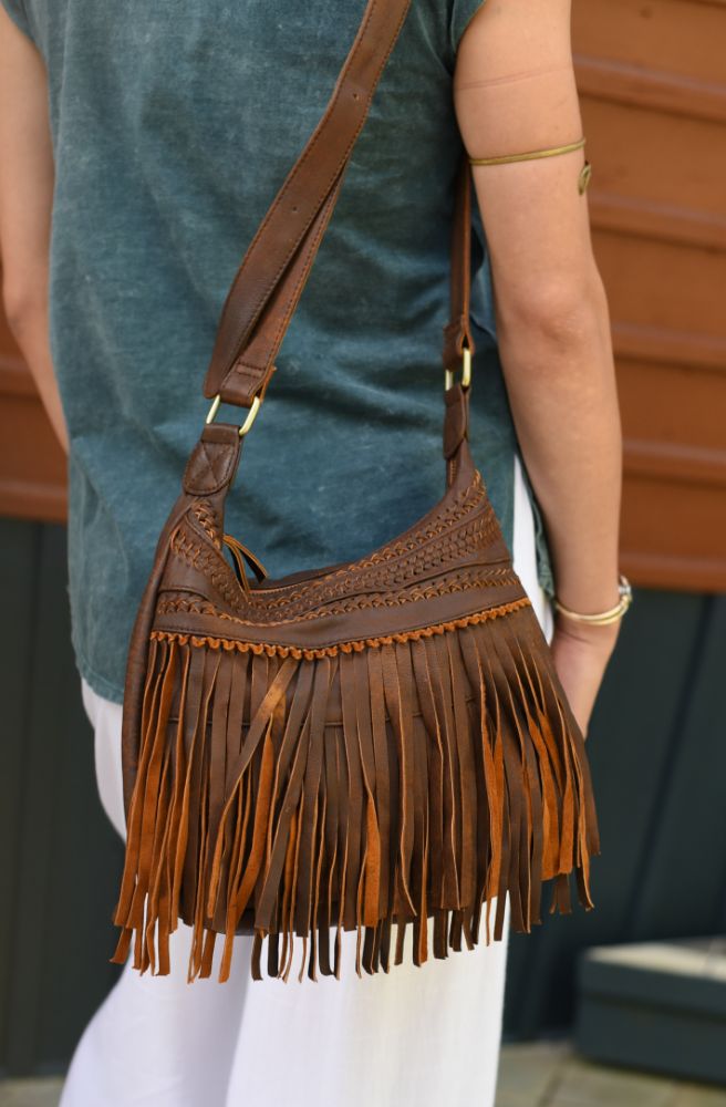 Tan Mini Nayelli Shoulder Bag