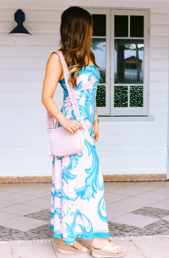 Zanya Maxi Dress Aqua