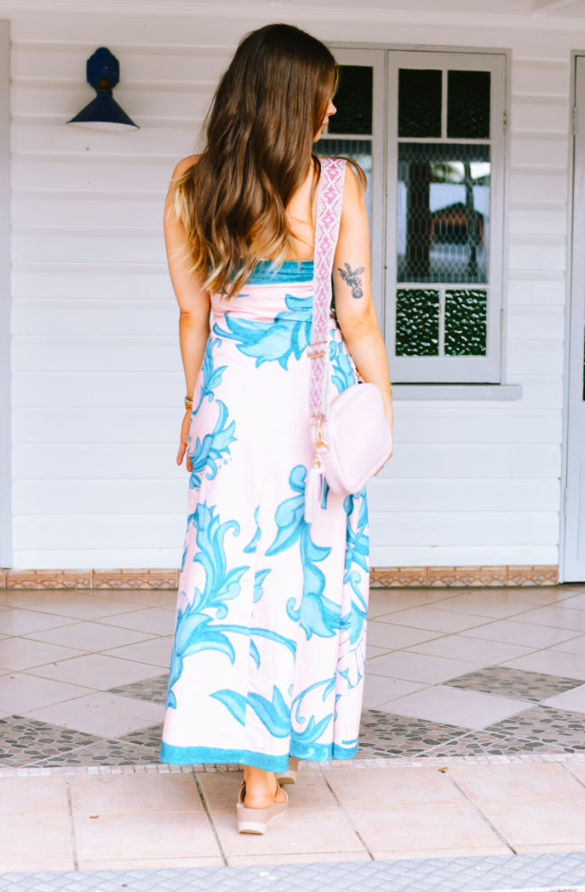 Zanya Maxi Dress Aqua