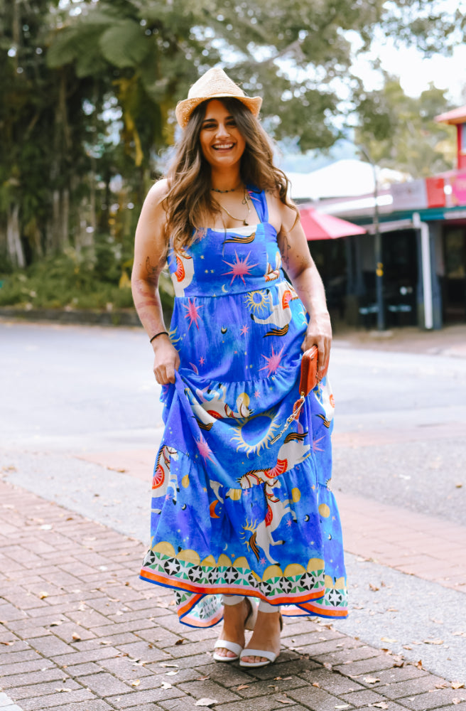 Starlight Carousel Maxi Dress