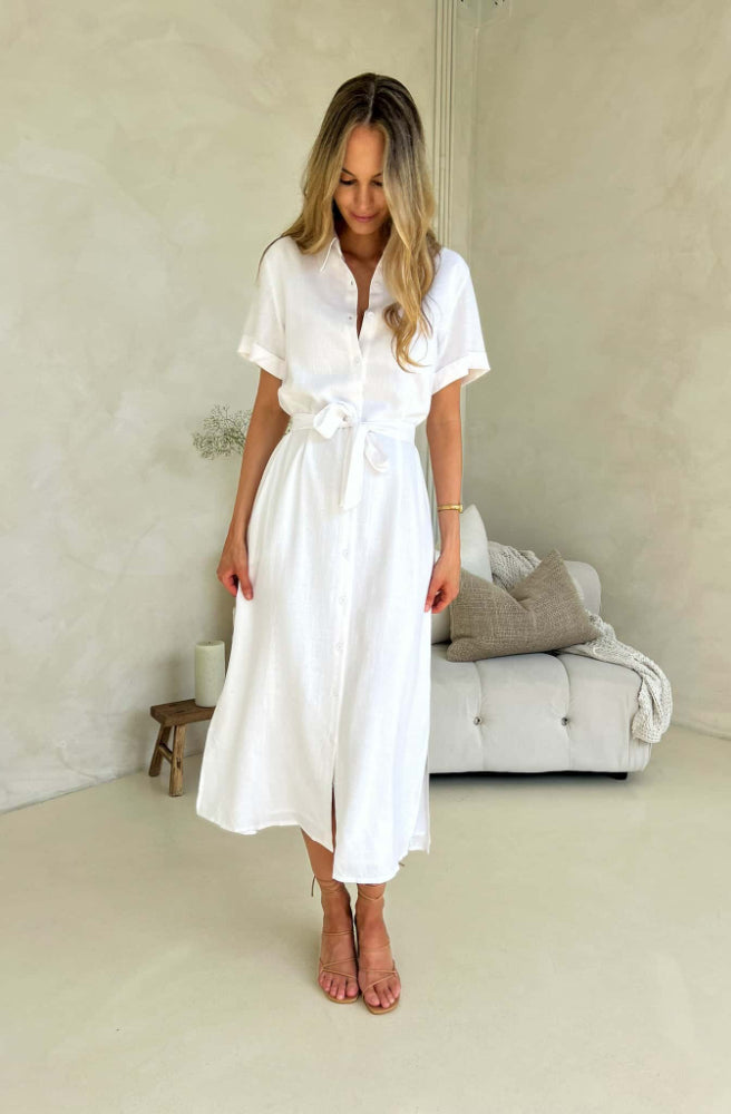 Paris Dress White