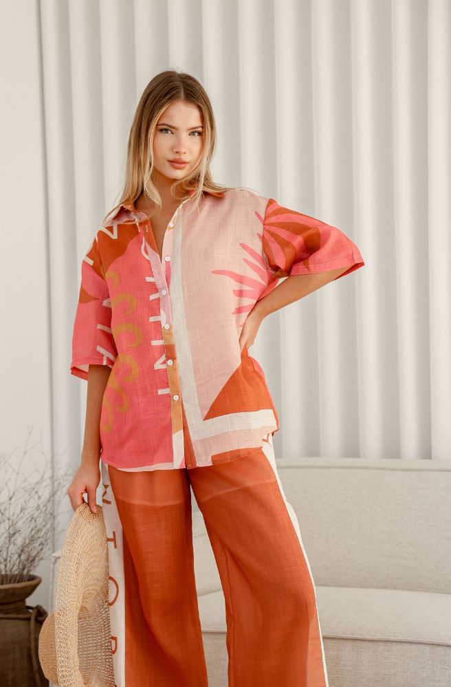 St Tropez Shirt and Pant Set