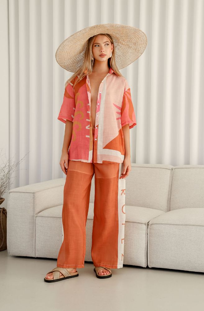 St Tropez Shirt and Pant Set