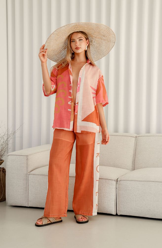 St Tropez Shirt and Pant Set