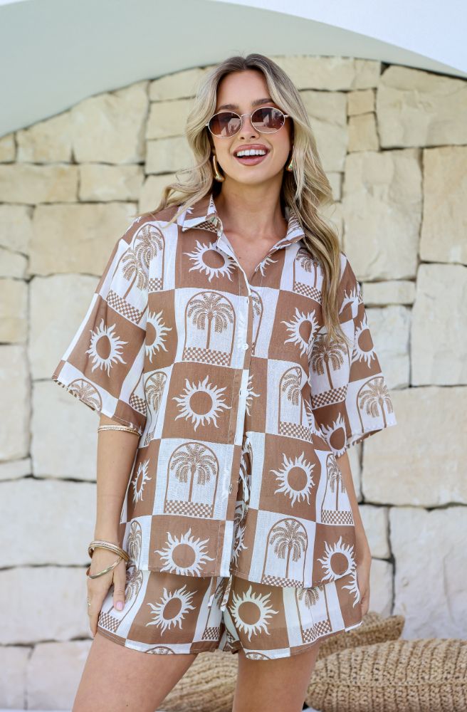 Tulum Soleil Set Brown