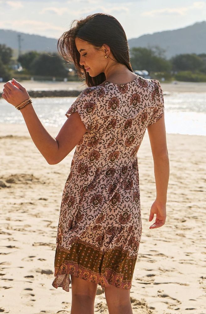 Jaase Wild Gypsy Print Tracey Dress