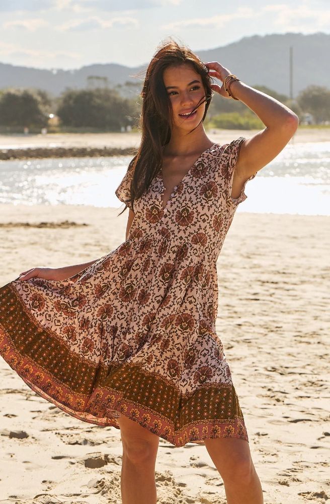 Jaase Wild Gypsy Print Tracey Dress