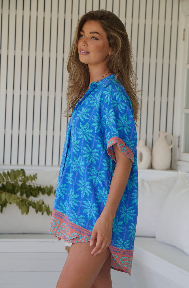 Jaase Vacay Print Lola Shirt, Side View