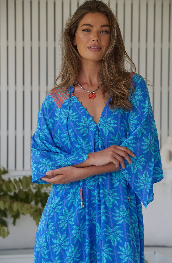 Jaase Vacay Print Bree Maxi Dress, Kaftan Inspired