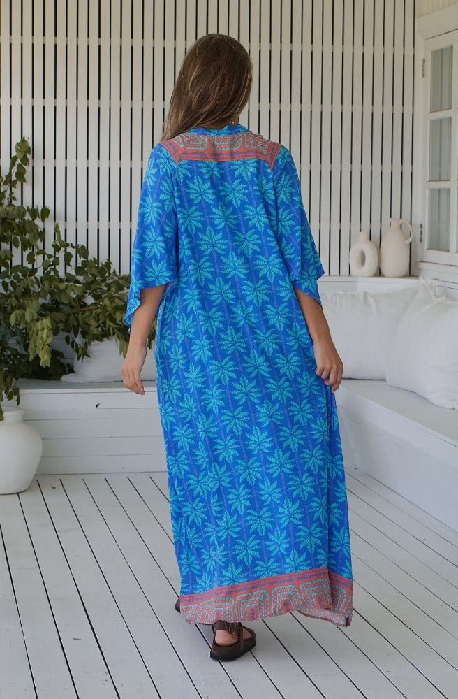 Jaase Vacay Print Bree Maxi Dress, Rear View