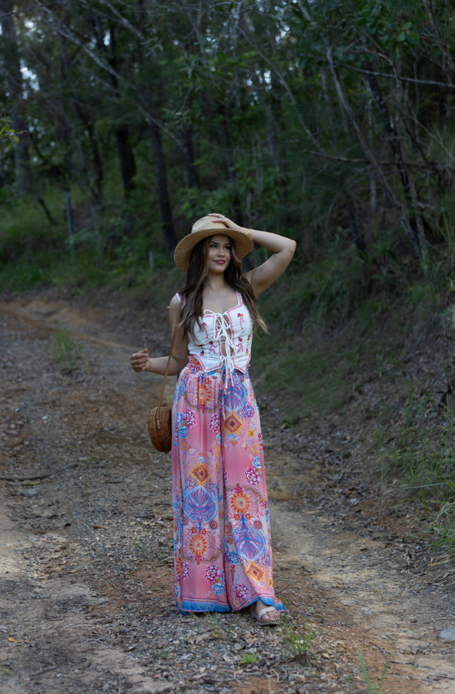 Serephina Vest Top Pink