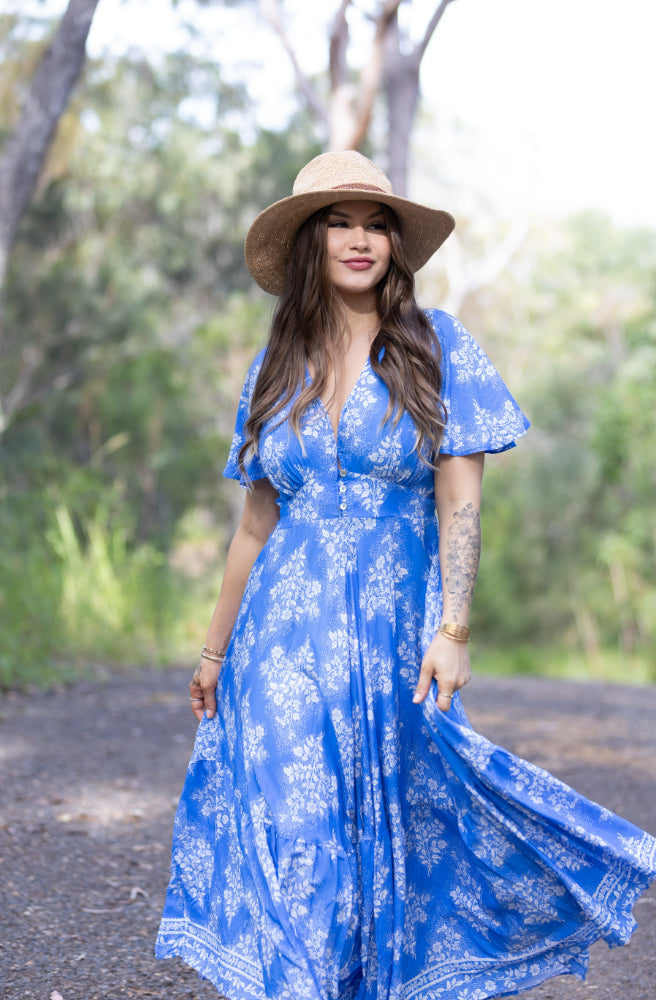 Blue Sabela Maxi Dress