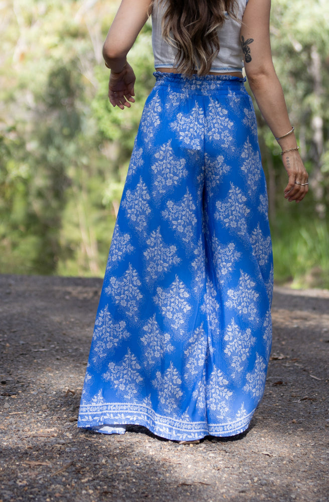 Blue Sabela Maxi Pants